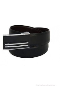 SFA Men Formal Black Artificial Leather Belt(Blackbrown360)